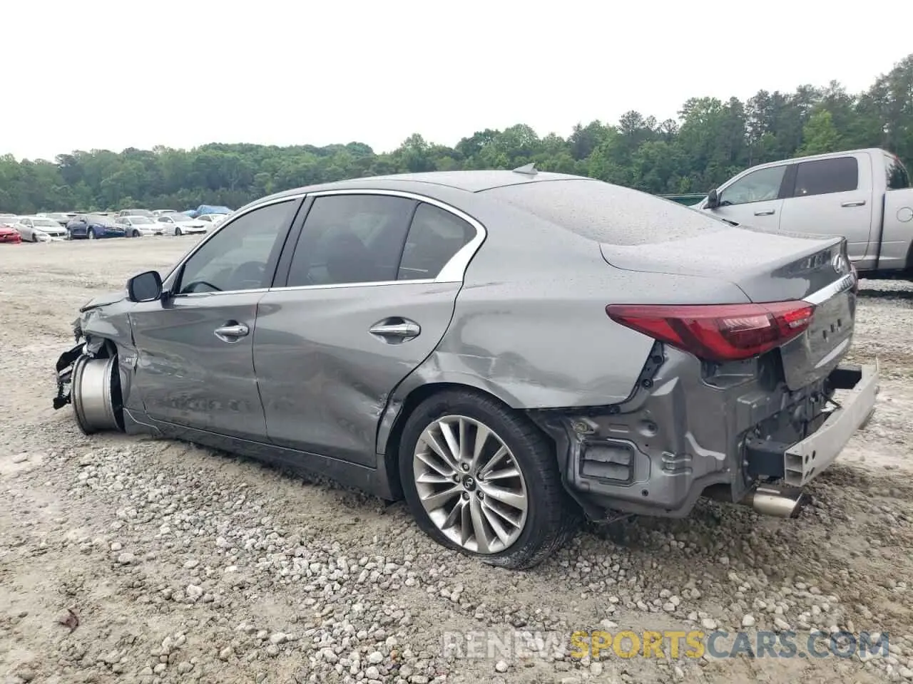 2 fotografías del automóvil dañado JN1EV7AP6KM516177 INFINITI Q50 2019