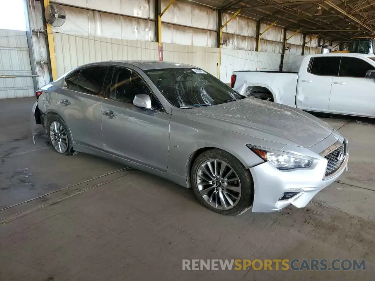 4 fotografías del automóvil dañado JN1EV7AP6KM518012 INFINITI Q50 2019