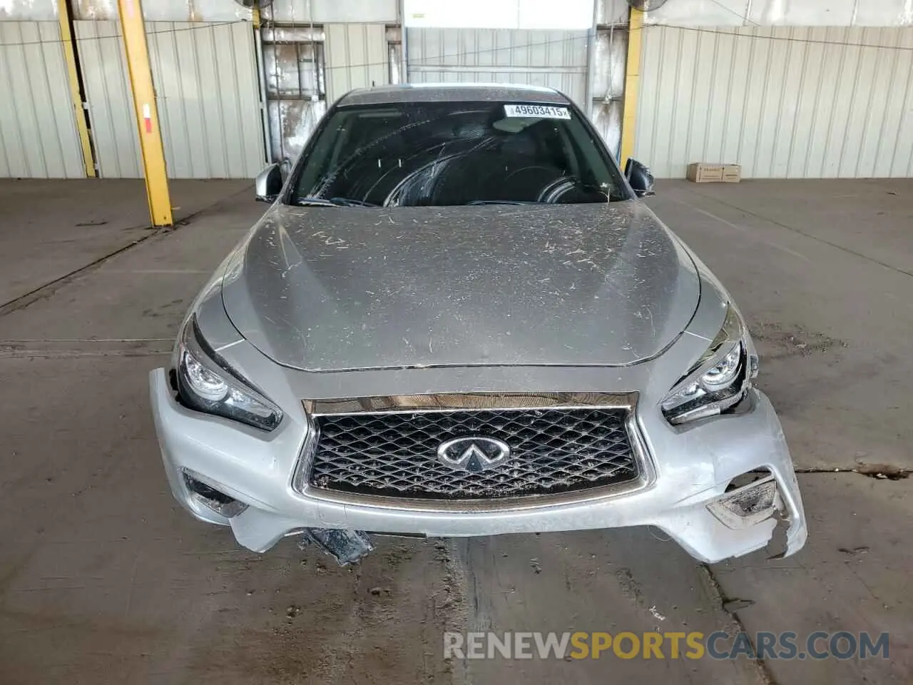 5 fotografías del automóvil dañado JN1EV7AP6KM518012 INFINITI Q50 2019