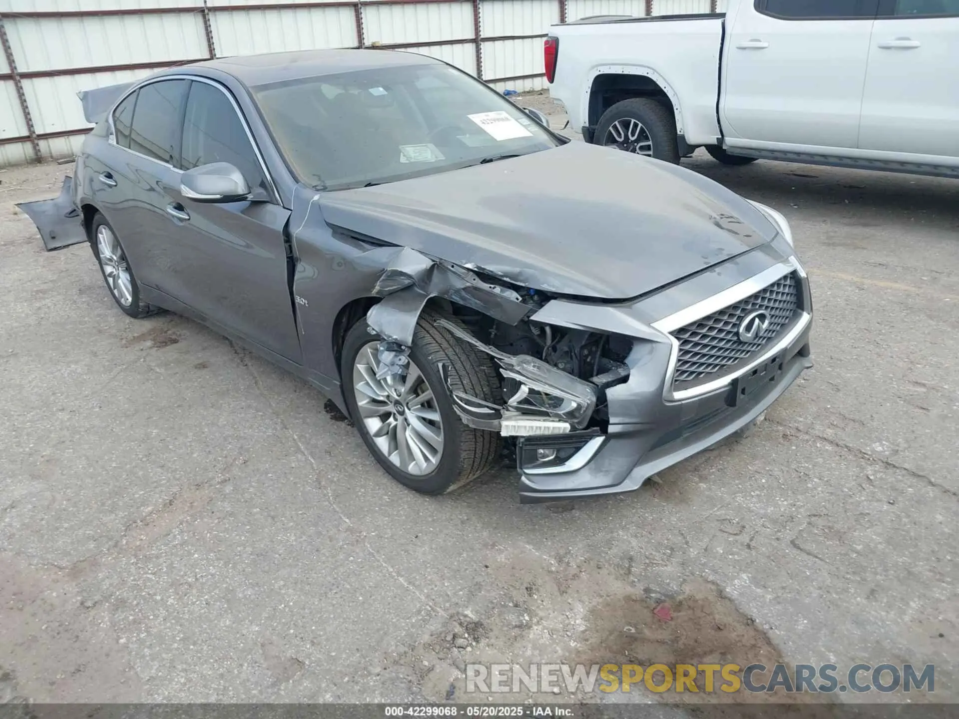 1 fotografías del automóvil dañado JN1EV7AP6KM518141 INFINITI Q50 2019