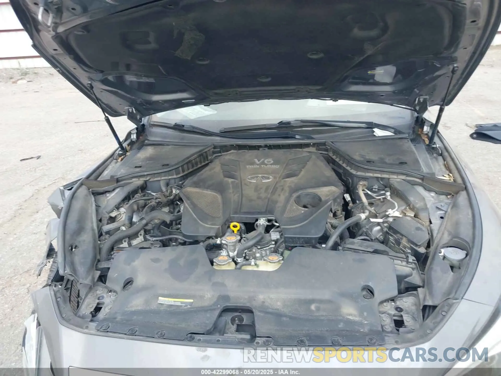 10 fotografías del automóvil dañado JN1EV7AP6KM518141 INFINITI Q50 2019