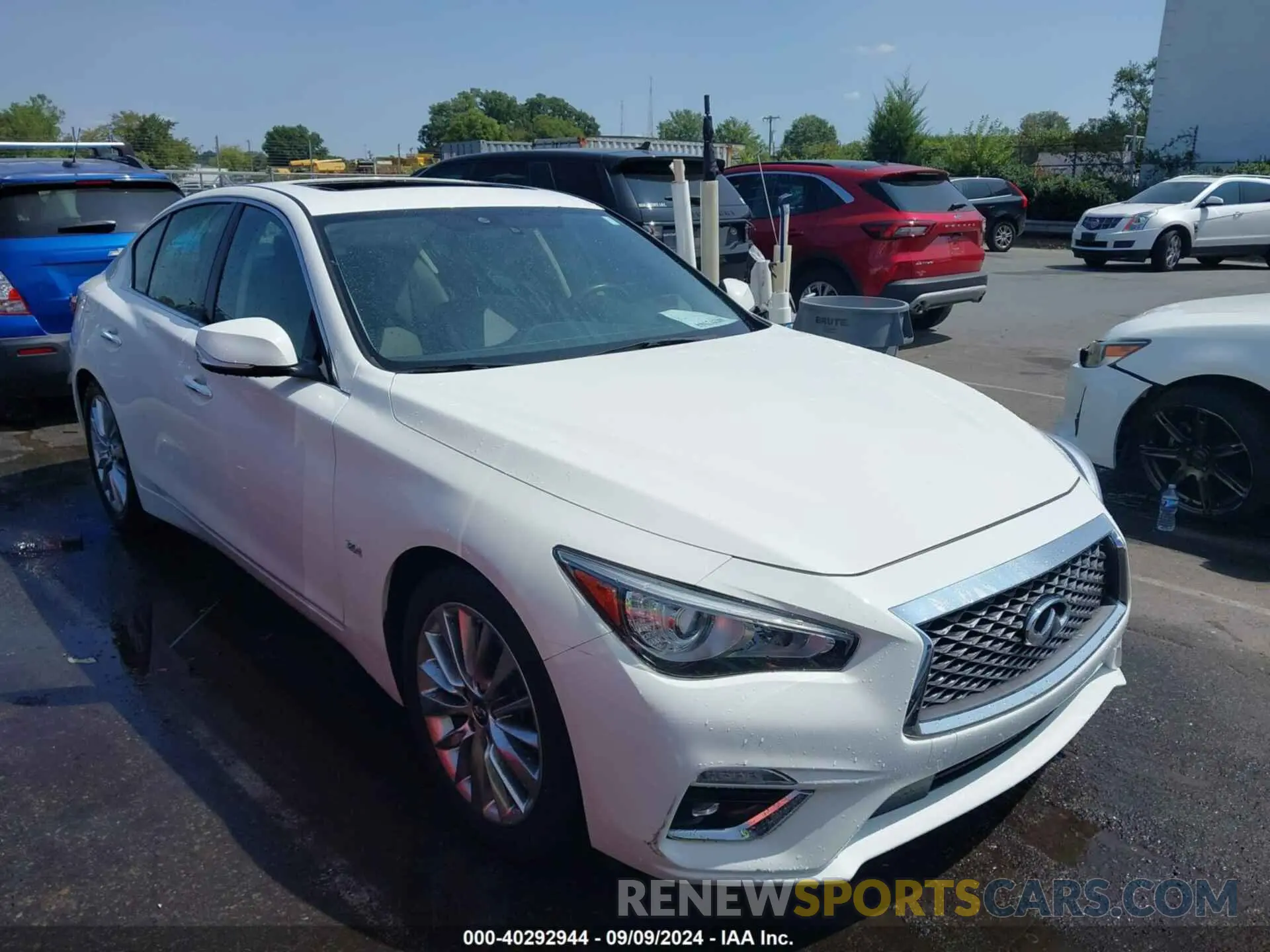 1 fotografías del automóvil dañado JN1EV7AP6KM518902 INFINITI Q50 2019