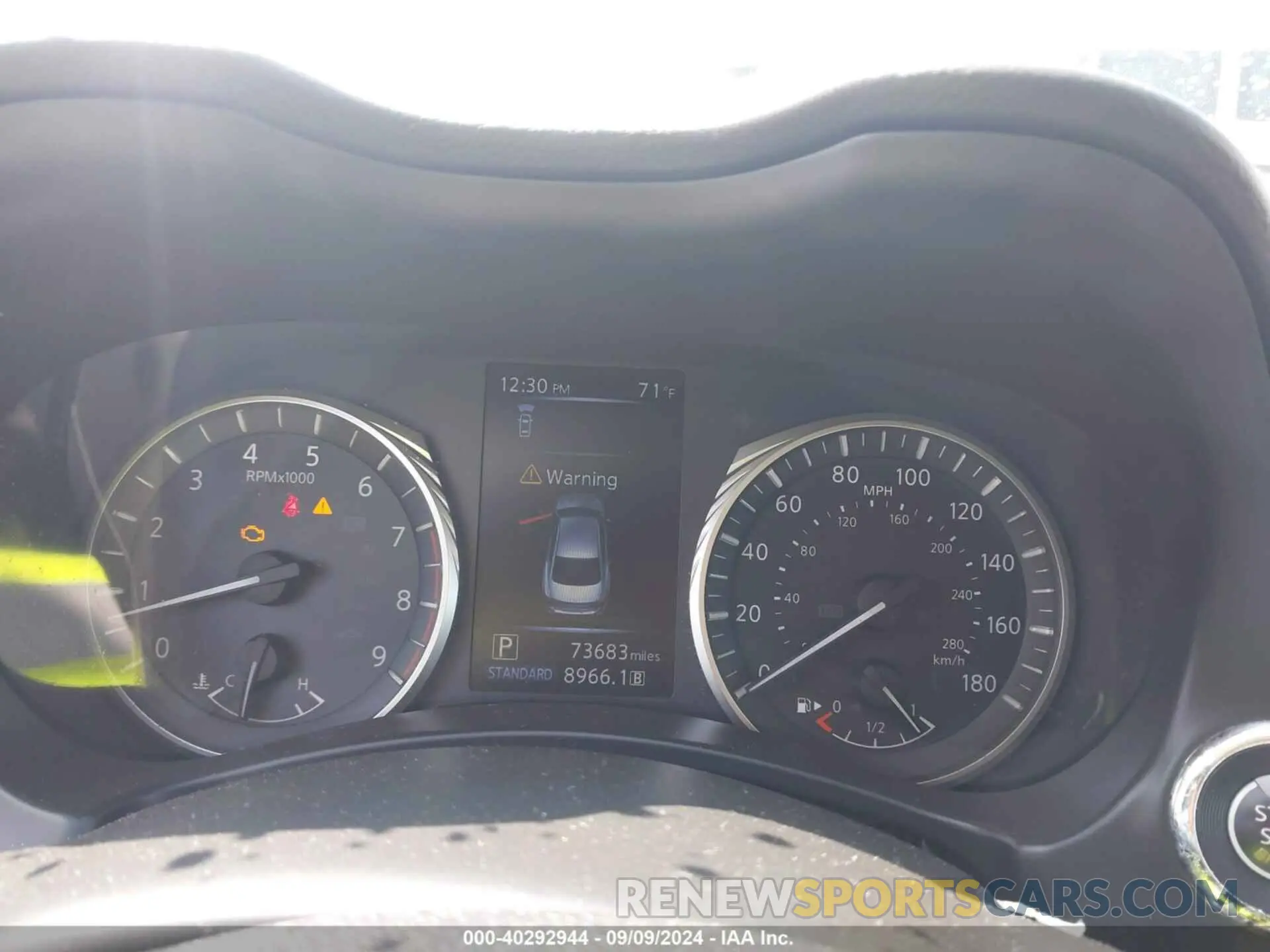 7 fotografías del automóvil dañado JN1EV7AP6KM518902 INFINITI Q50 2019