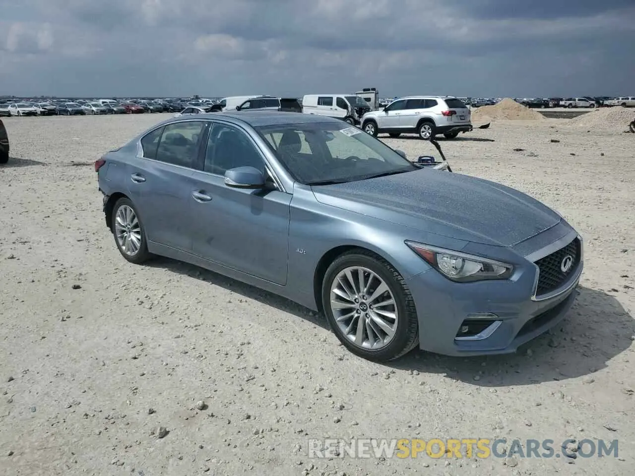 4 fotografías del automóvil dañado JN1EV7AP6KM519371 INFINITI Q50 2019