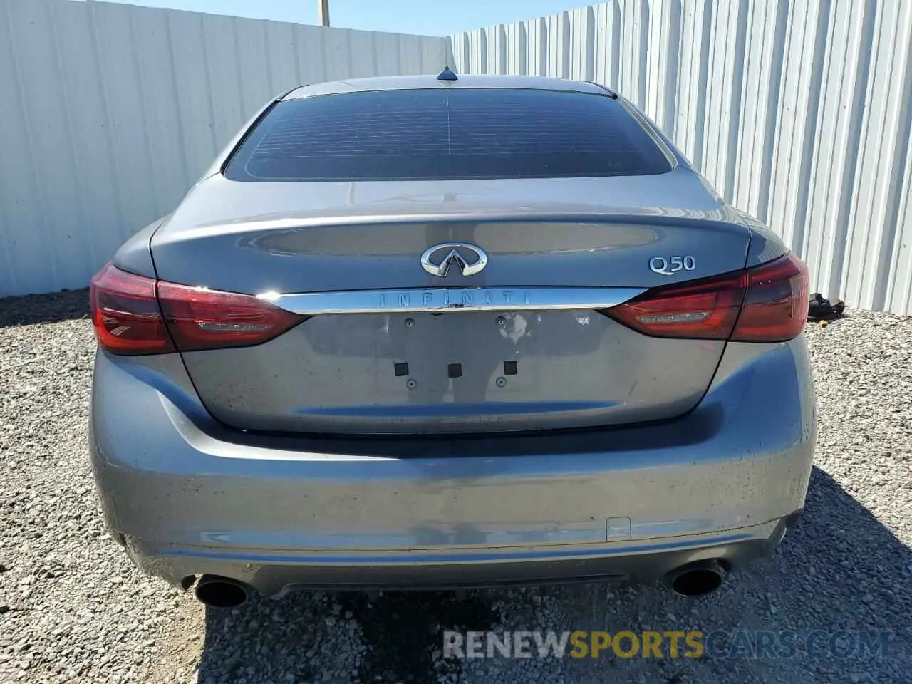 6 fotografías del automóvil dañado JN1EV7AP6KM543685 INFINITI Q50 2019