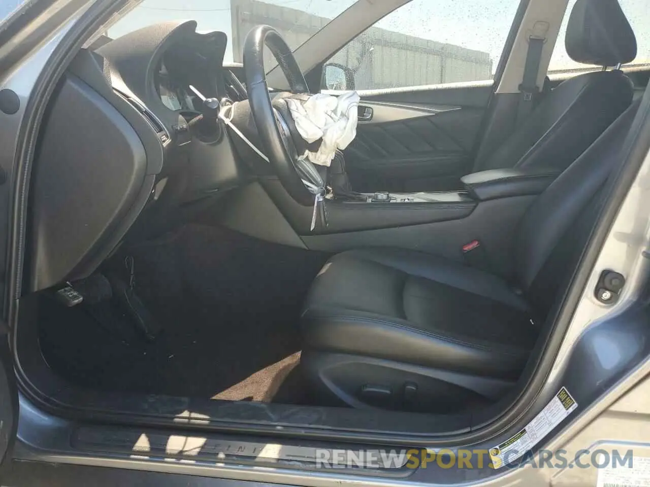 7 fotografías del automóvil dañado JN1EV7AP6KM543685 INFINITI Q50 2019