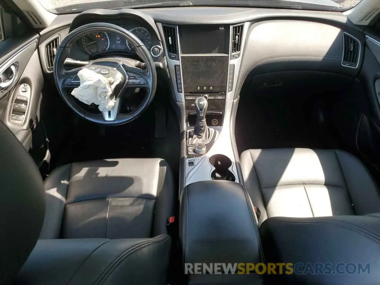 8 fotografías del automóvil dañado JN1EV7AP6KM543685 INFINITI Q50 2019