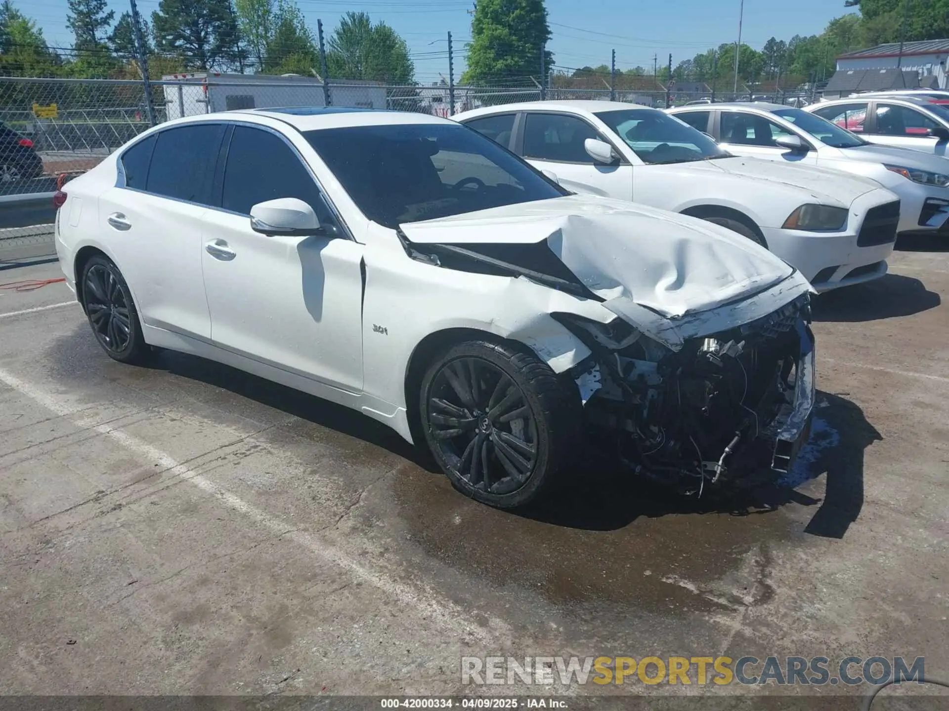 1 fotografías del automóvil dañado JN1EV7AP7KM513482 INFINITI Q50 2019