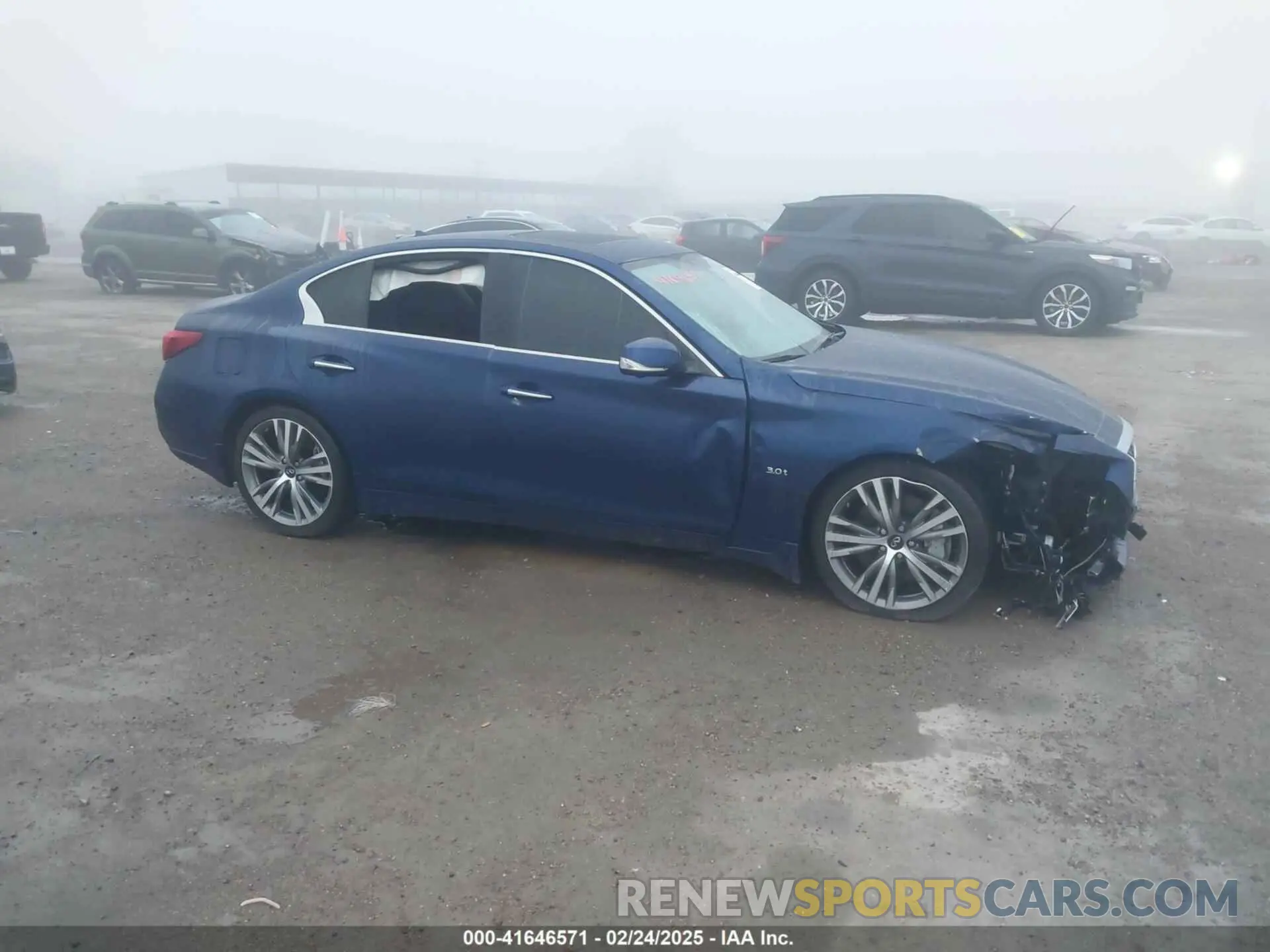 14 fotografías del automóvil dañado JN1EV7AP7KM519475 INFINITI Q50 2019