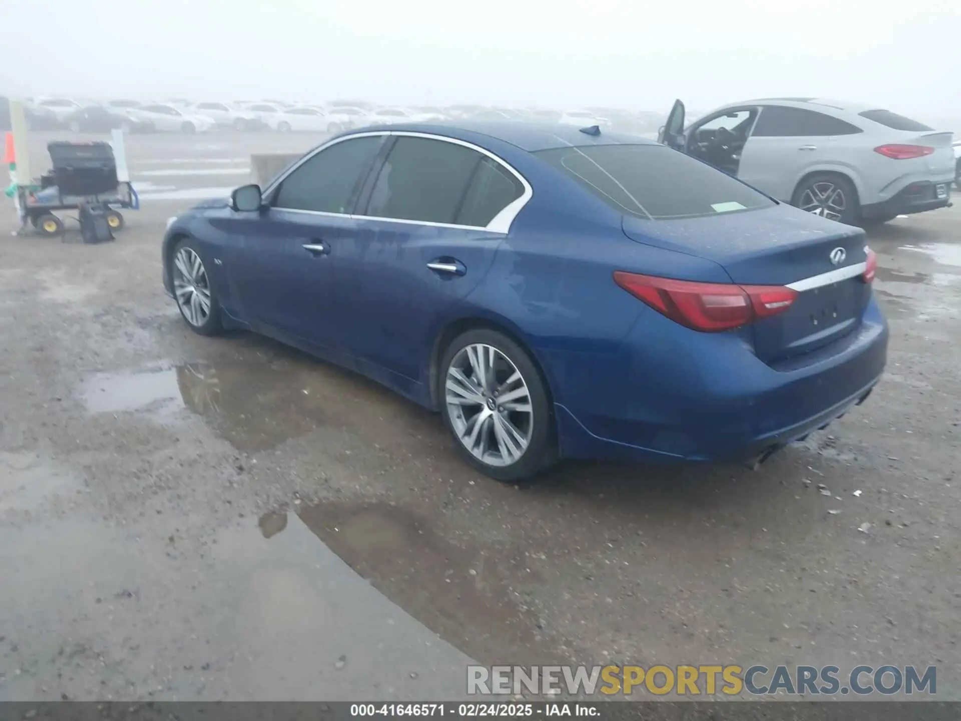 3 fotografías del automóvil dañado JN1EV7AP7KM519475 INFINITI Q50 2019