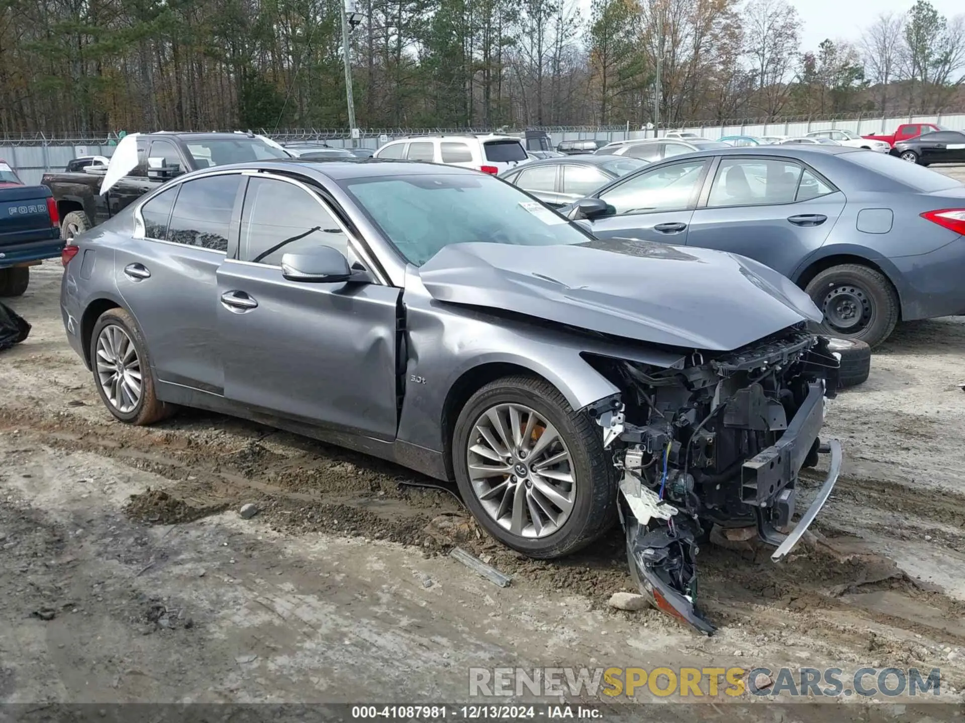 1 fotografías del automóvil dañado JN1EV7AP8KM513619 INFINITI Q50 2019