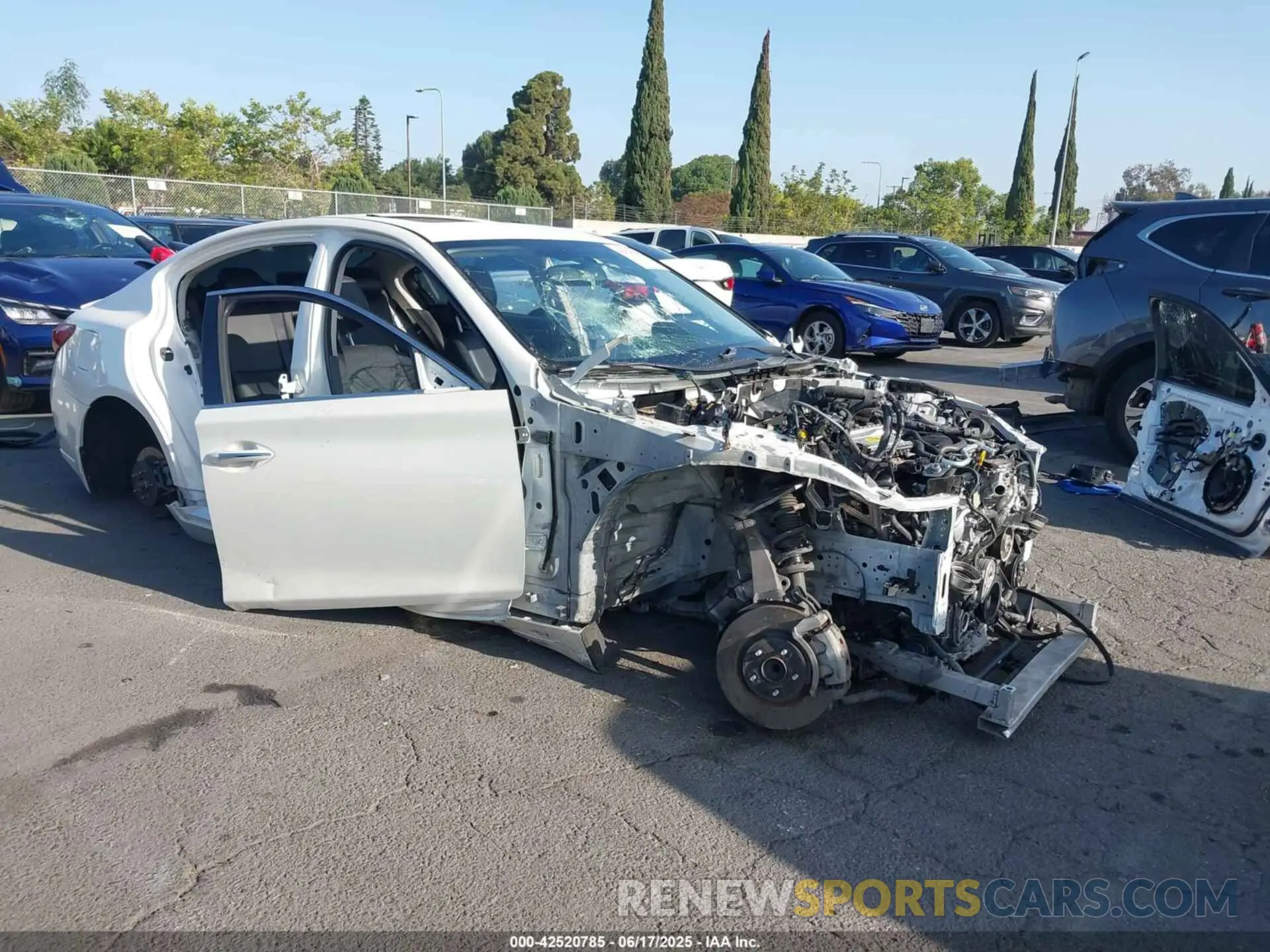 1 fotografías del automóvil dañado JN1EV7AP8KM514771 INFINITI Q50 2019