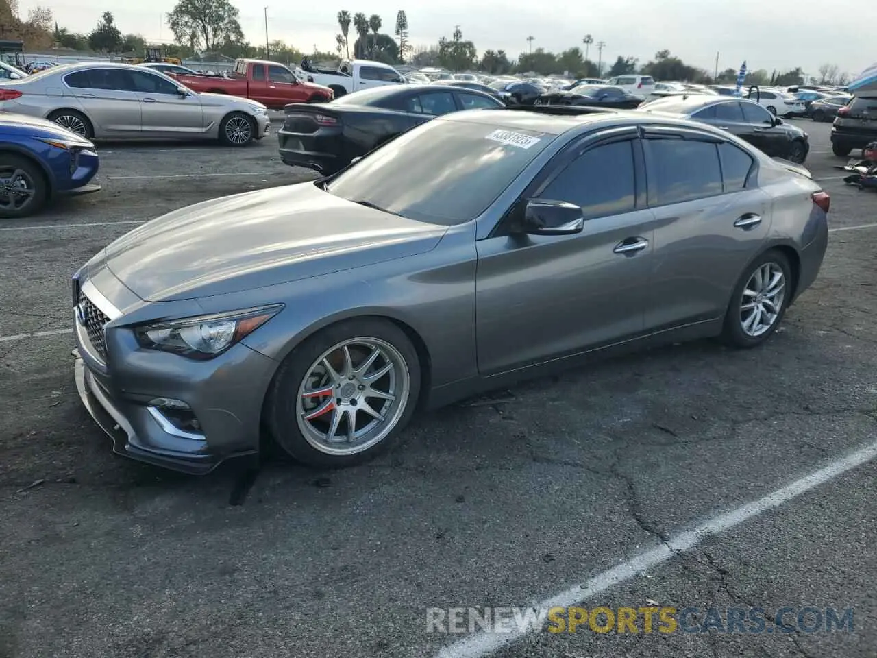 1 fotografías del automóvil dañado JN1EV7AP8KM516570 INFINITI Q50 2019