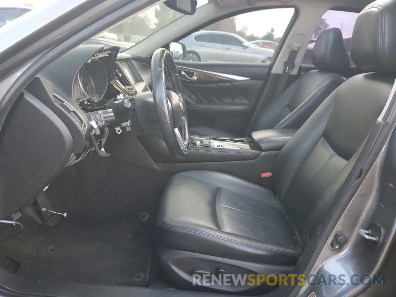 7 fotografías del automóvil dañado JN1EV7AP8KM516570 INFINITI Q50 2019