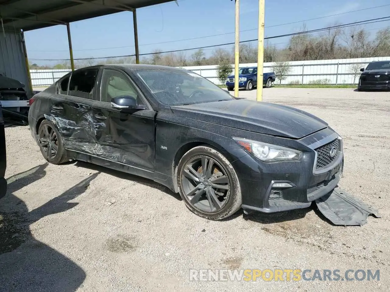 4 fotografías del automóvil dañado JN1EV7AP8KM541341 INFINITI Q50 2019