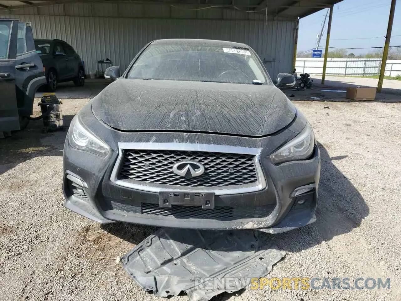 5 fotografías del automóvil dañado JN1EV7AP8KM541341 INFINITI Q50 2019