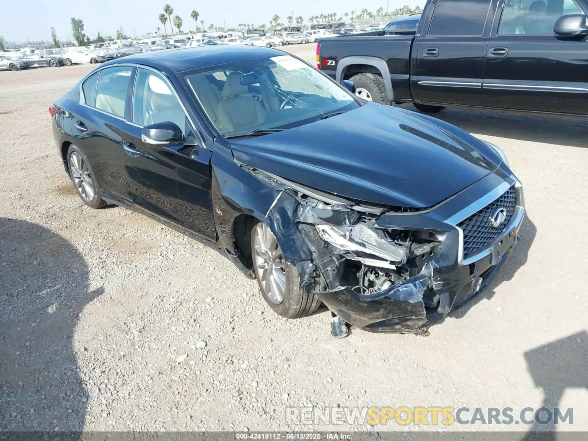 1 fotografías del automóvil dañado JN1EV7AP8KM543395 INFINITI Q50 2019