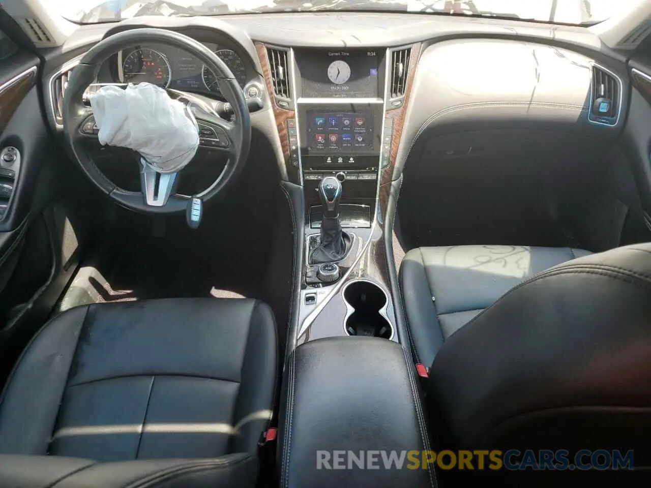 8 fotografías del automóvil dañado JN1EV7AP9KM513807 INFINITI Q50 2019