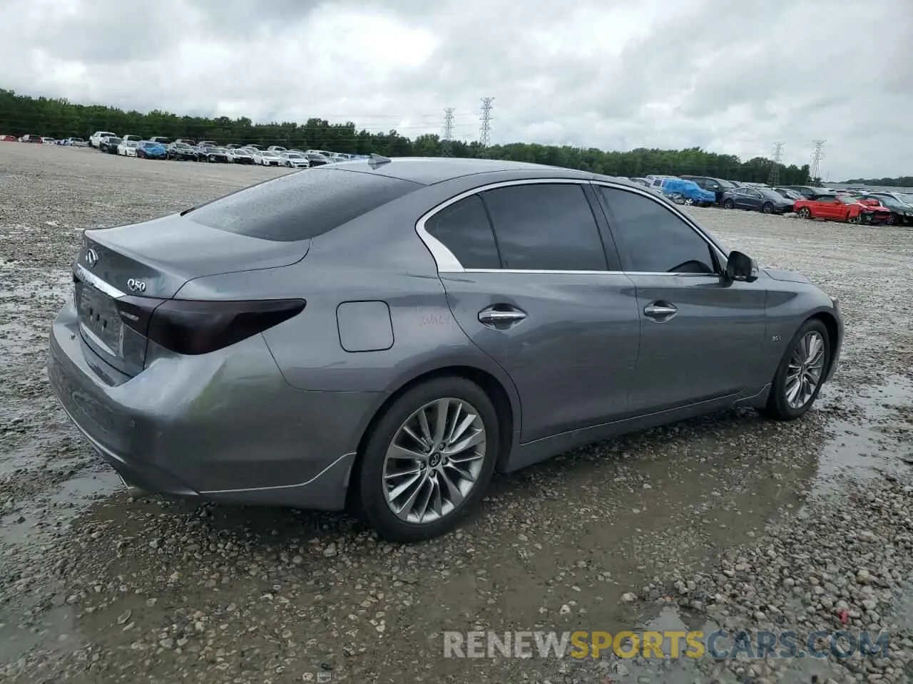 3 fotografías del automóvil dañado JN1EV7AP9KM518019 INFINITI Q50 2019