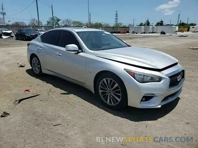 10 fotografías del automóvil dañado JN1EV7AP9KM519722 INFINITI Q50 2019