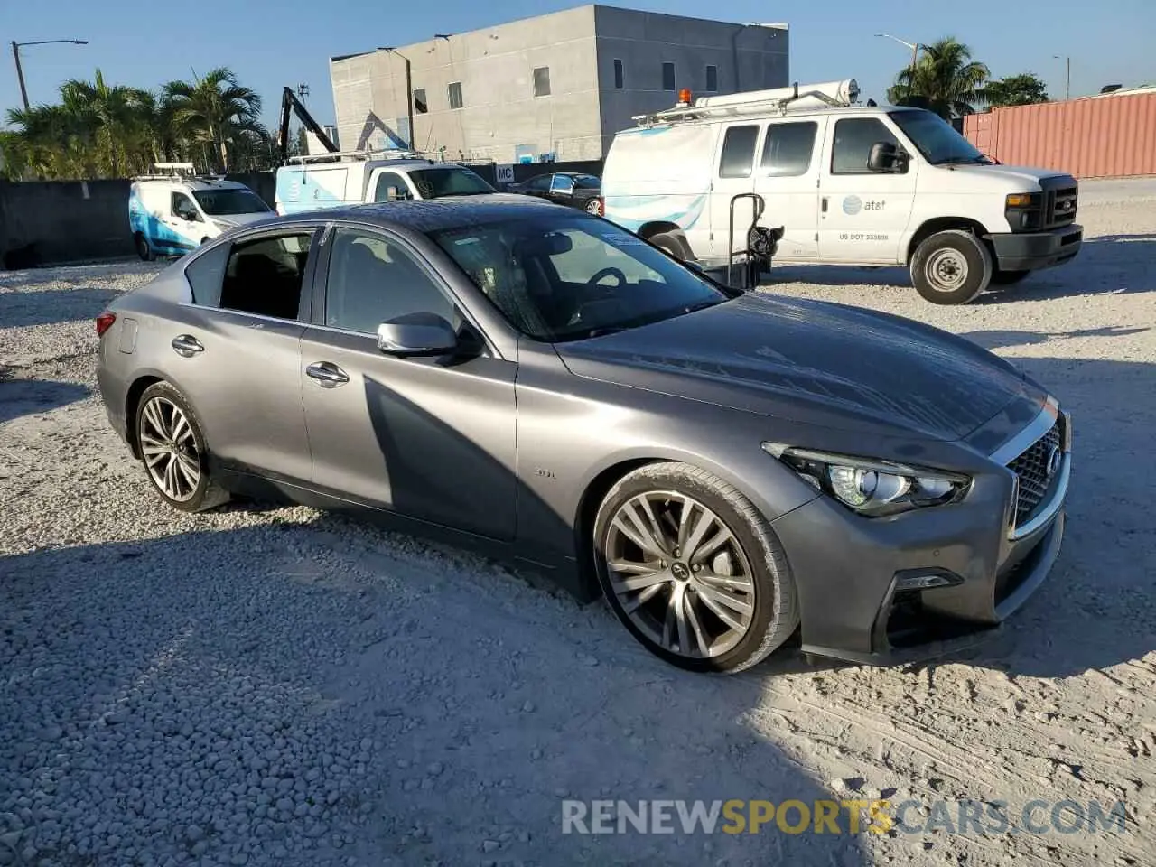 4 fotografías del automóvil dañado JN1EV7AP9KM541414 INFINITI Q50 2019