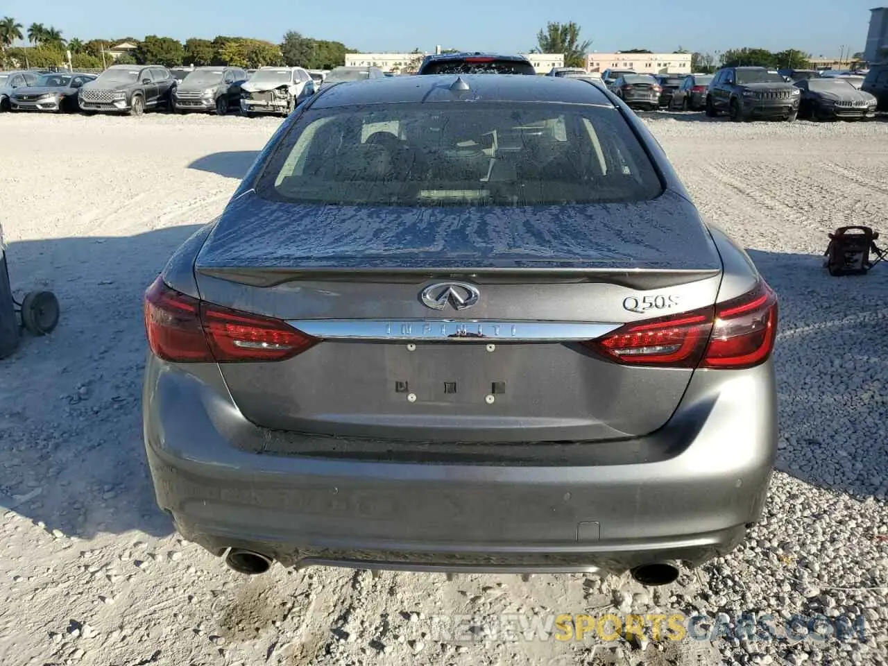 6 fotografías del automóvil dañado JN1EV7AP9KM541414 INFINITI Q50 2019