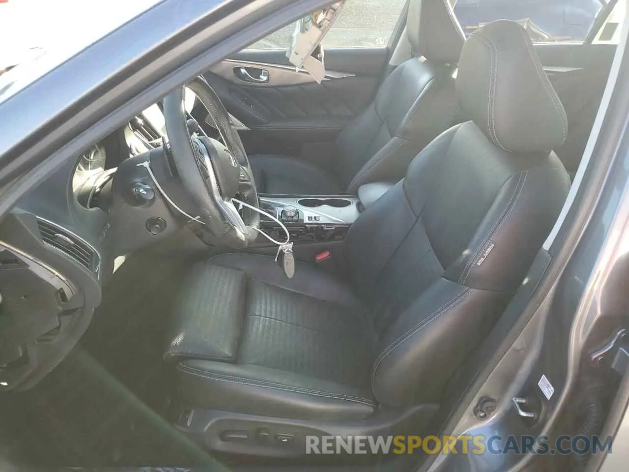 7 fotografías del automóvil dañado JN1EV7AP9KM541414 INFINITI Q50 2019