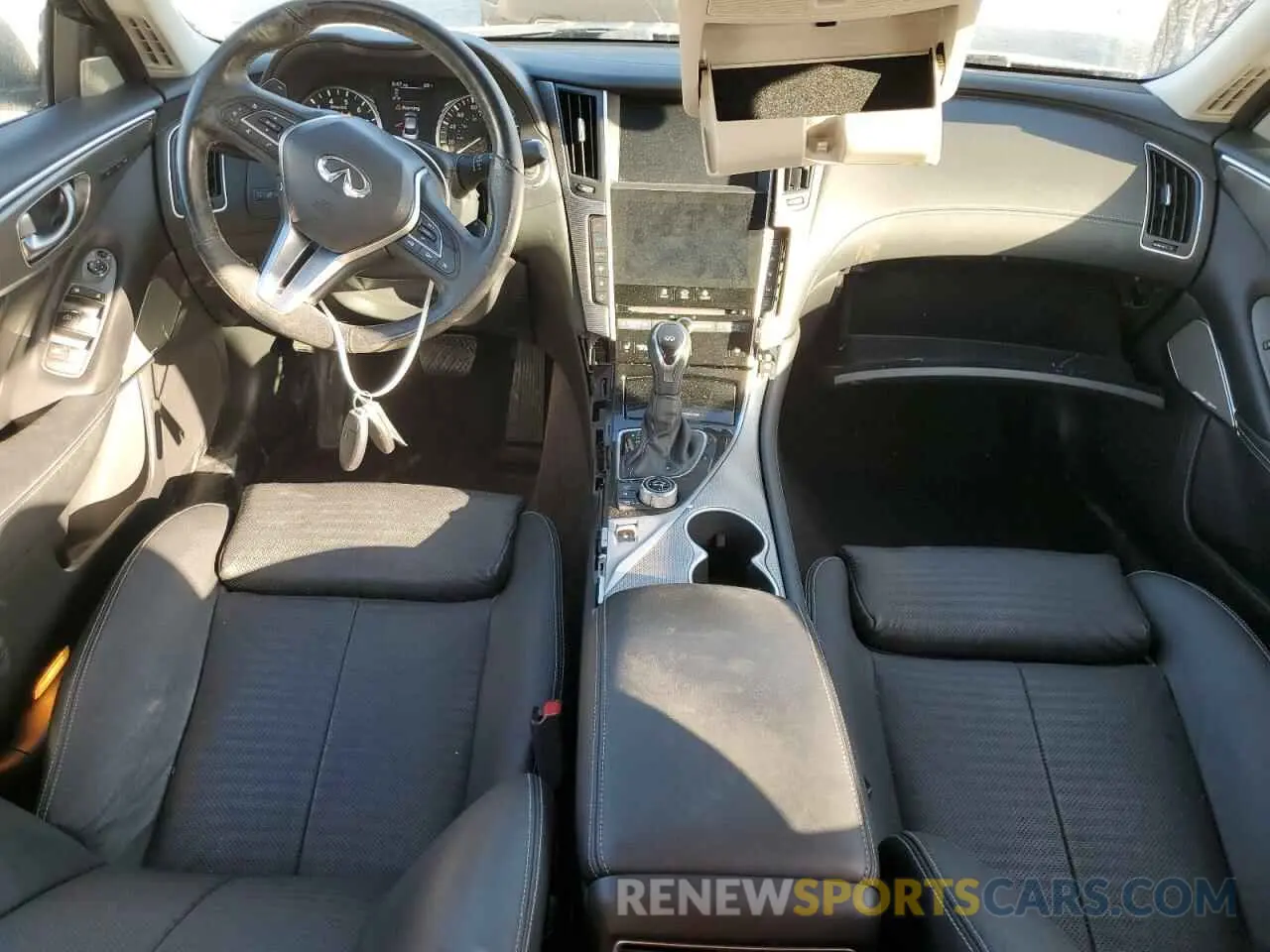 8 fotografías del automóvil dañado JN1EV7AP9KM541414 INFINITI Q50 2019