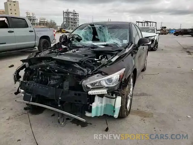 11 fotografías del automóvil dañado JN1EV7AP9KM542563 INFINITI Q50 2019