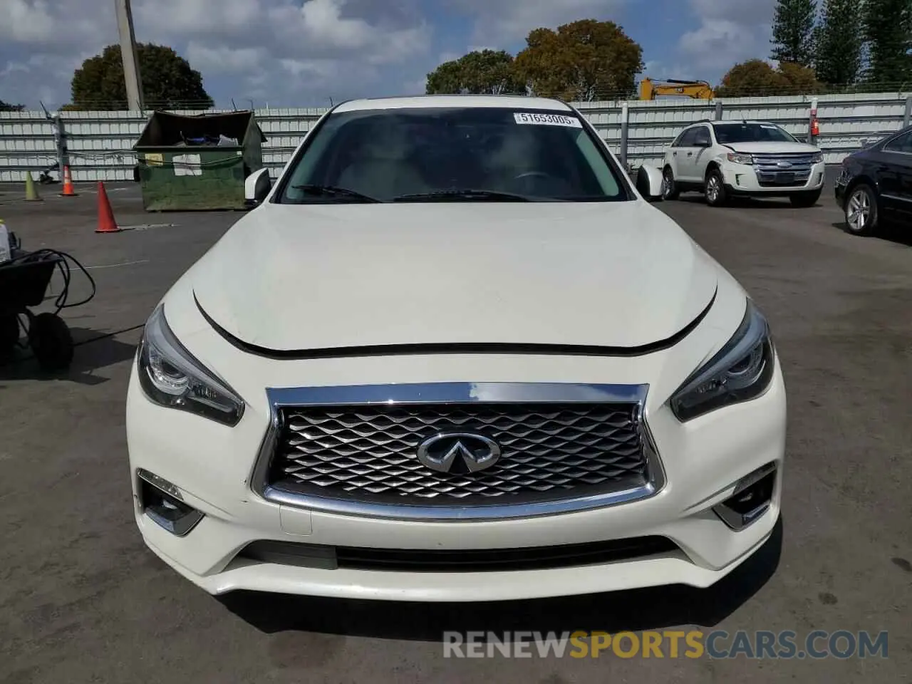 5 fotografías del automóvil dañado JN1EV7APXKM519017 INFINITI Q50 2019