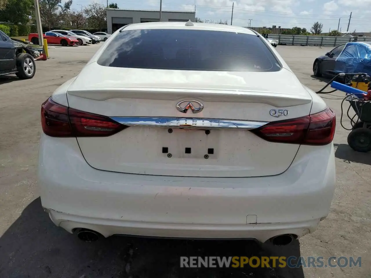 6 fotografías del automóvil dañado JN1EV7APXKM519017 INFINITI Q50 2019