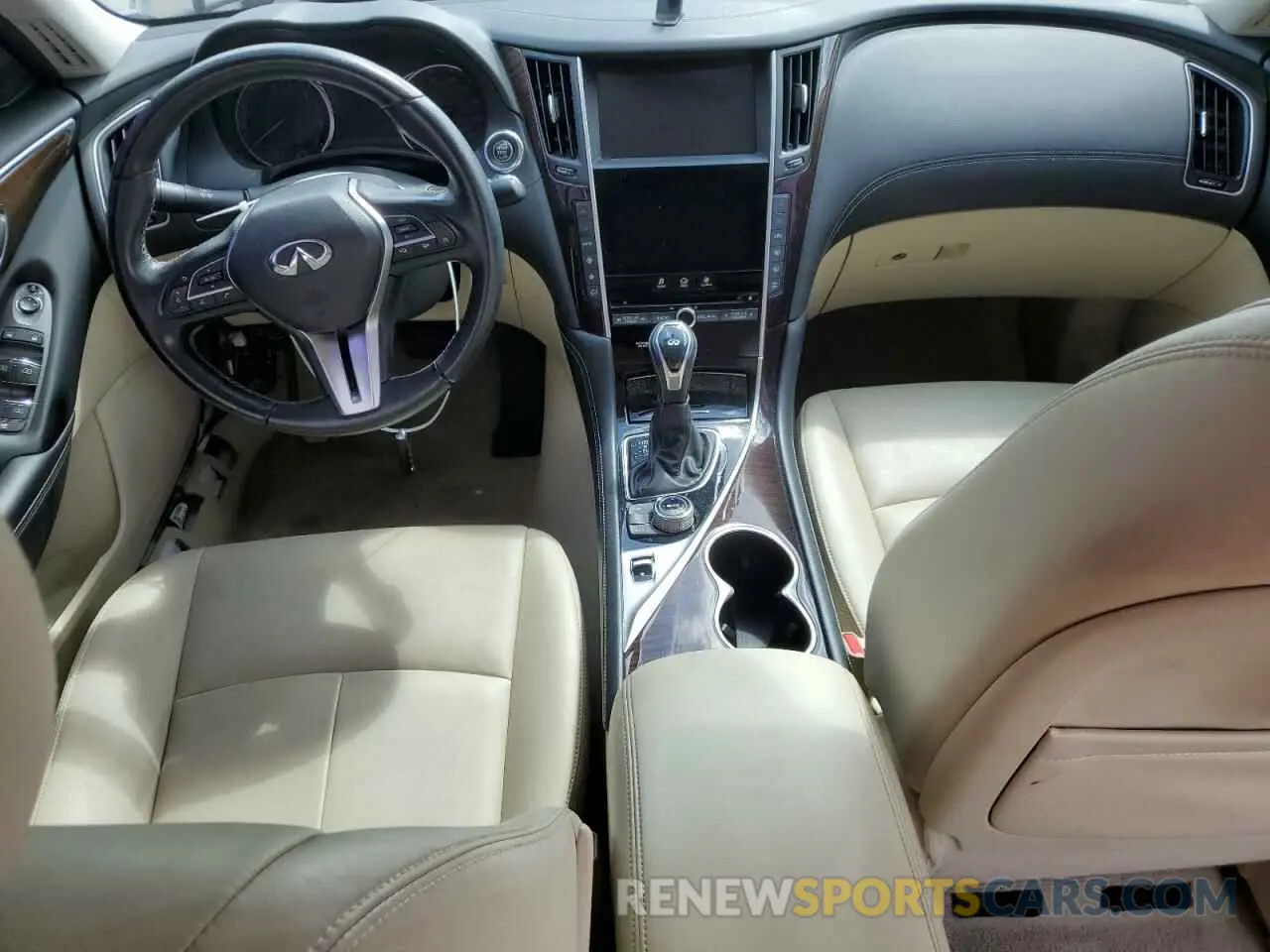 8 fotografías del automóvil dañado JN1EV7APXKM519017 INFINITI Q50 2019