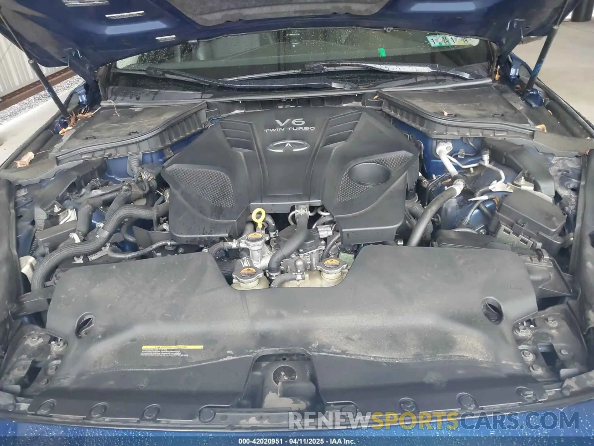 10 fotografías del automóvil dañado JN1EV7AR0KM591152 INFINITI Q50 2019