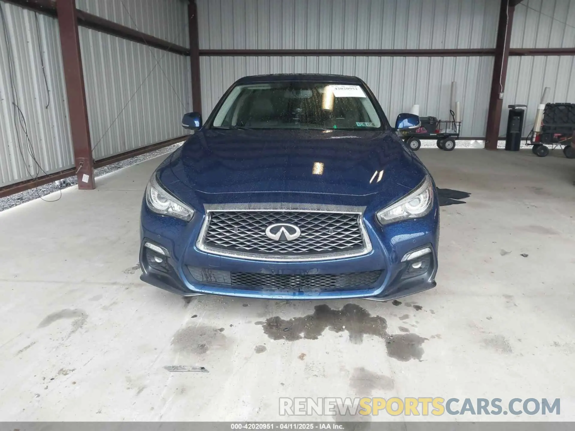 12 fotografías del automóvil dañado JN1EV7AR0KM591152 INFINITI Q50 2019