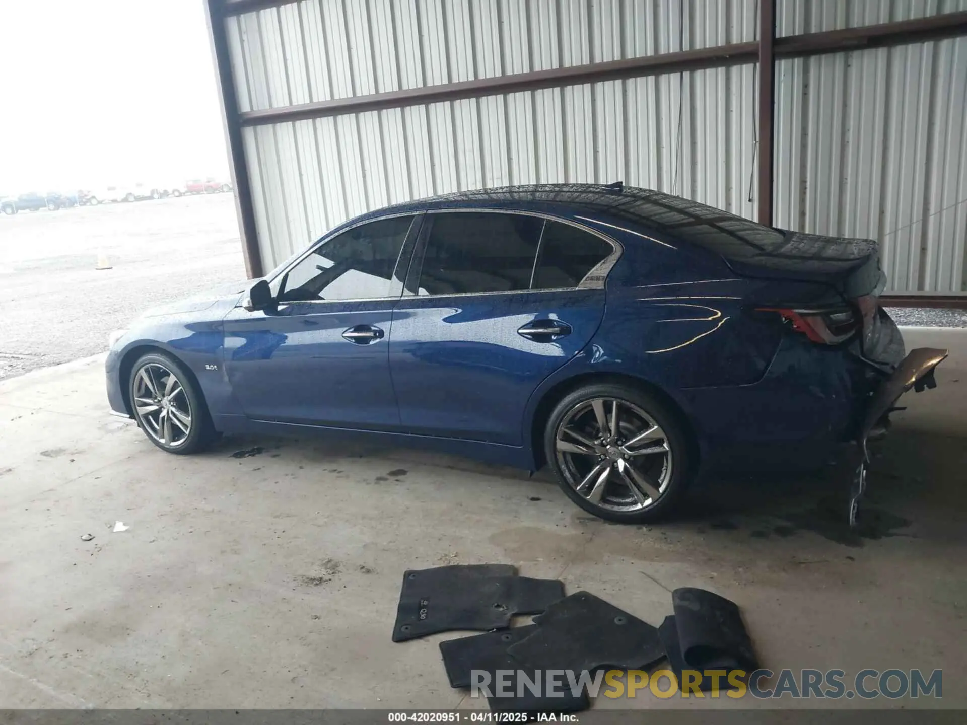 14 fotografías del automóvil dañado JN1EV7AR0KM591152 INFINITI Q50 2019