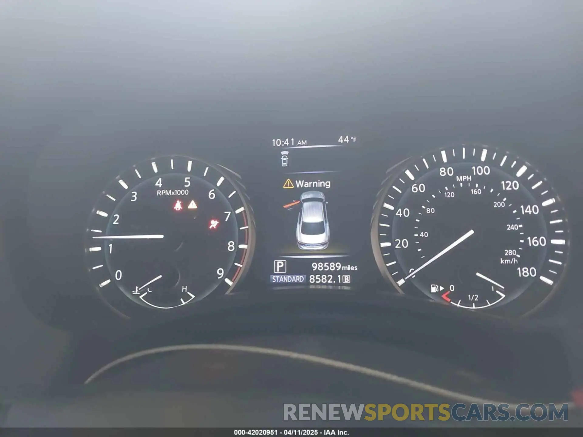 7 fotografías del automóvil dañado JN1EV7AR0KM591152 INFINITI Q50 2019