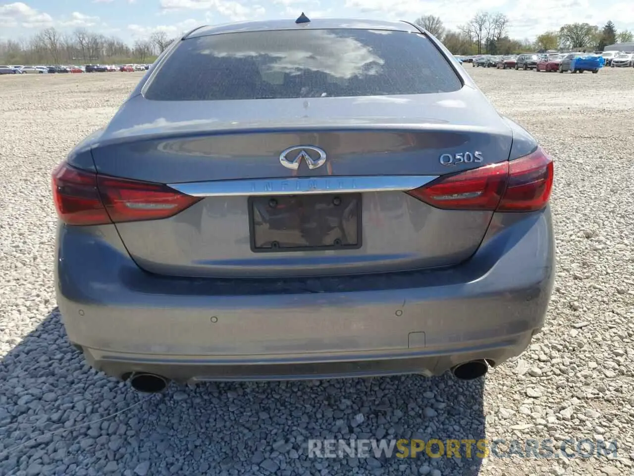 6 fotografías del automóvil dañado JN1EV7AR0KM592477 INFINITI Q50 2019