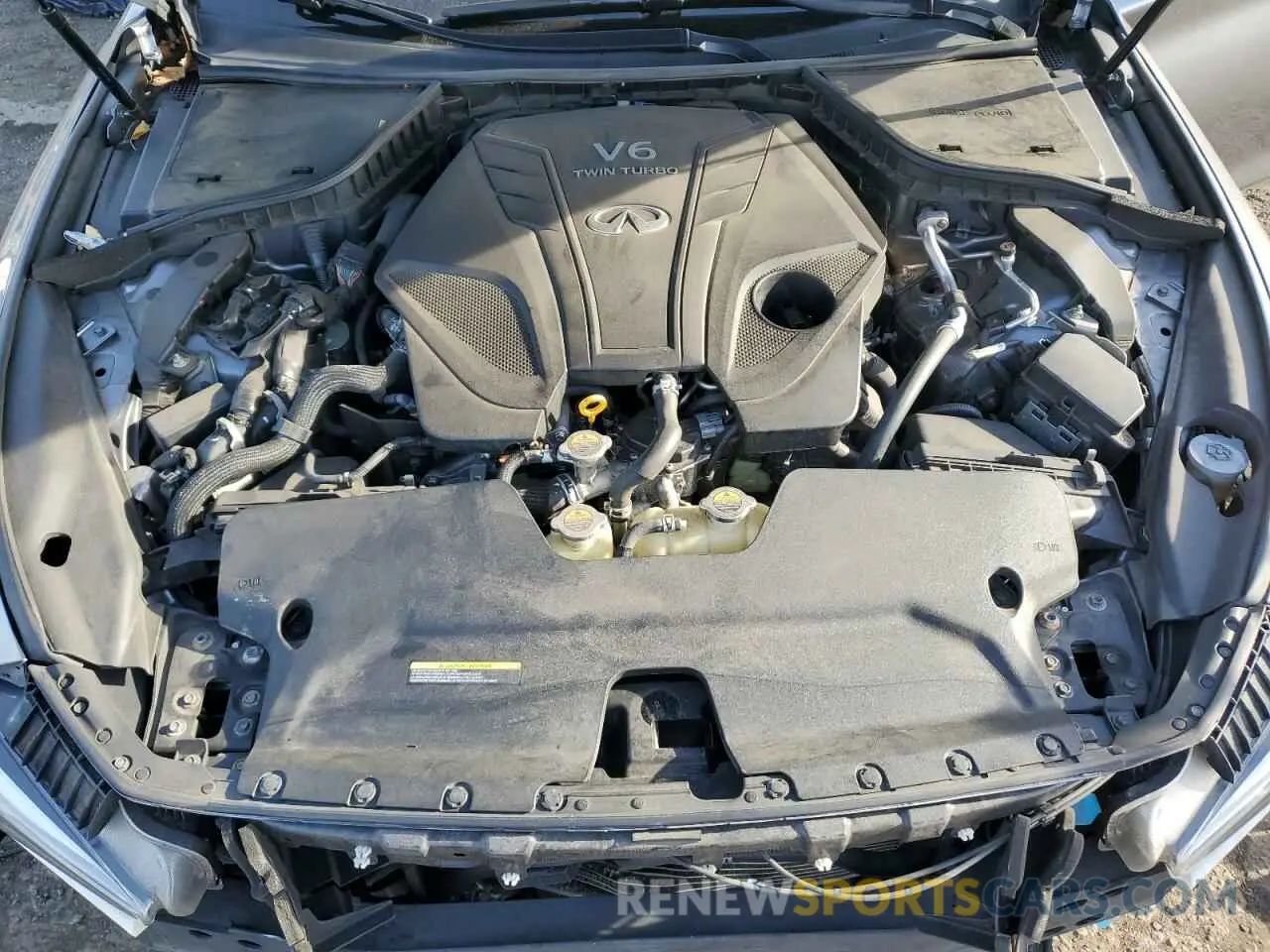 12 fotografías del automóvil dañado JN1EV7AR0KM593743 INFINITI Q50 2019