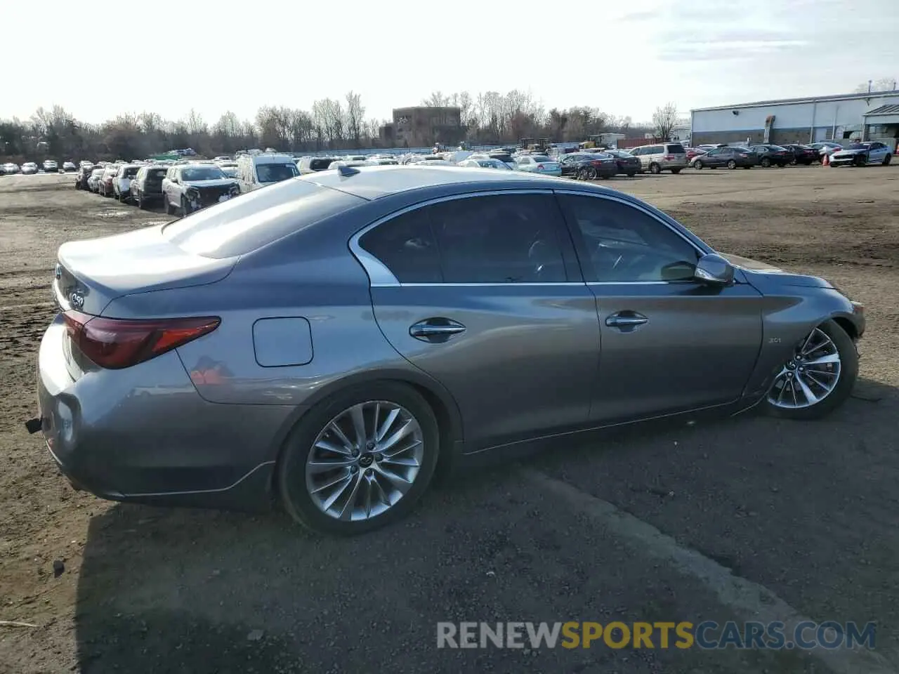 3 fotografías del automóvil dañado JN1EV7AR0KM593743 INFINITI Q50 2019