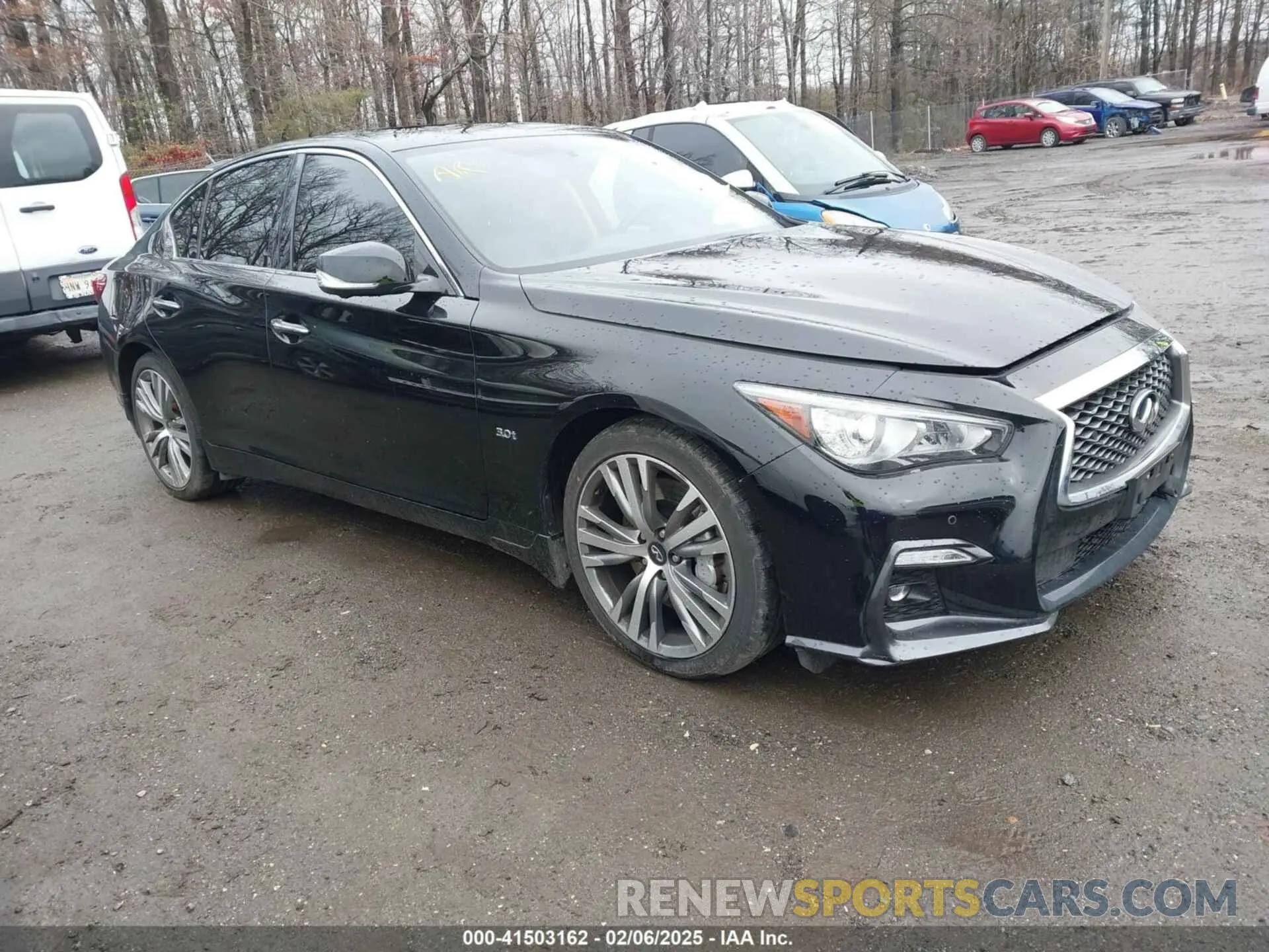 1 fotografías del automóvil dañado JN1EV7AR1KM554983 INFINITI Q50 2019
