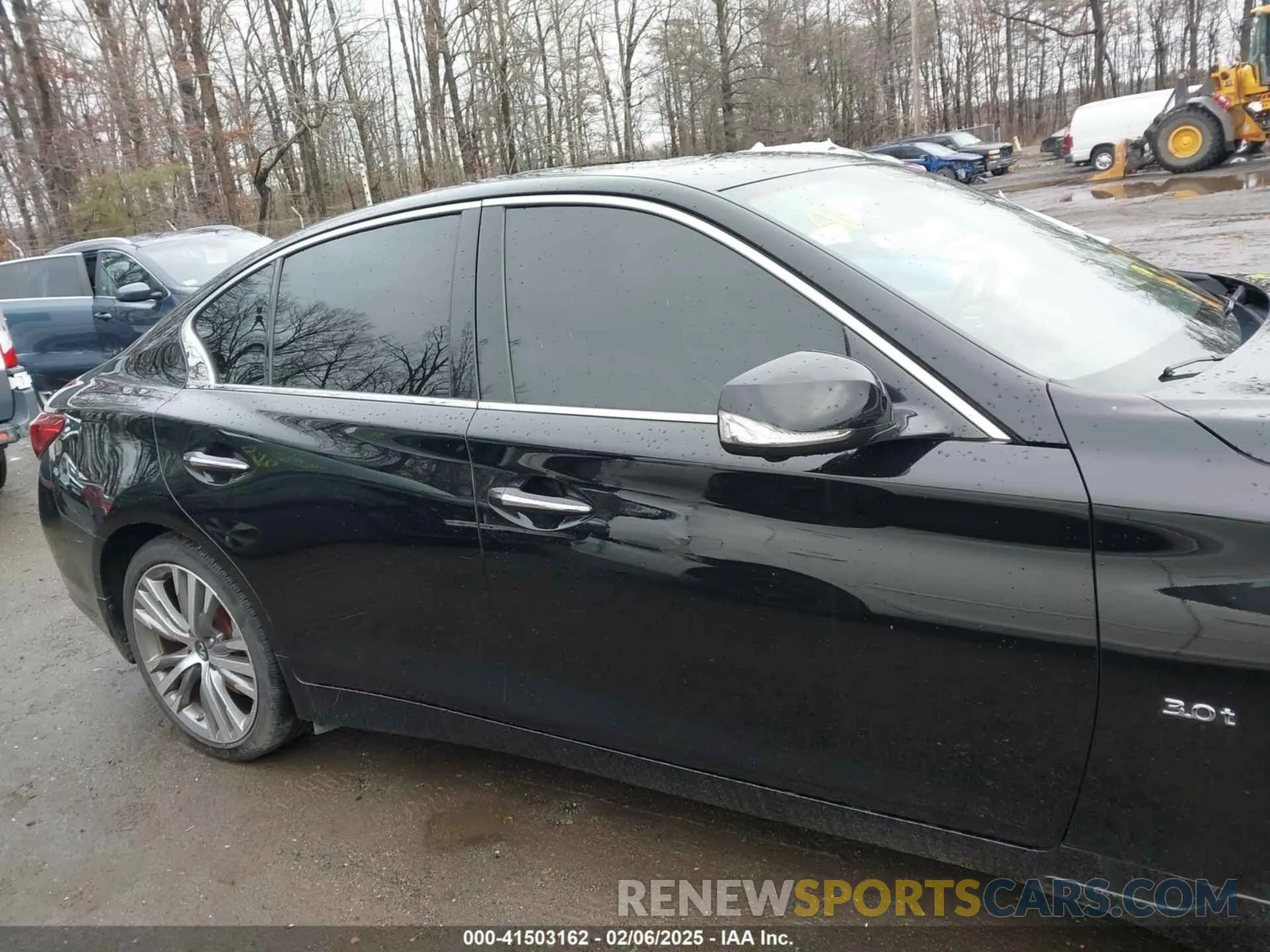 13 fotografías del automóvil dañado JN1EV7AR1KM554983 INFINITI Q50 2019
