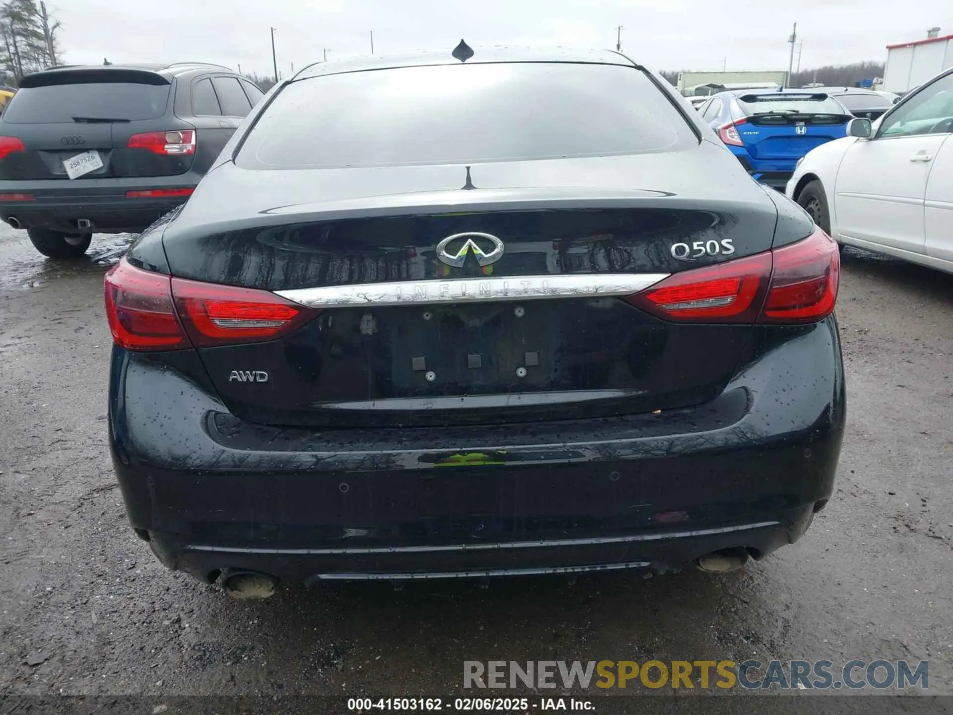 16 fotografías del automóvil dañado JN1EV7AR1KM554983 INFINITI Q50 2019