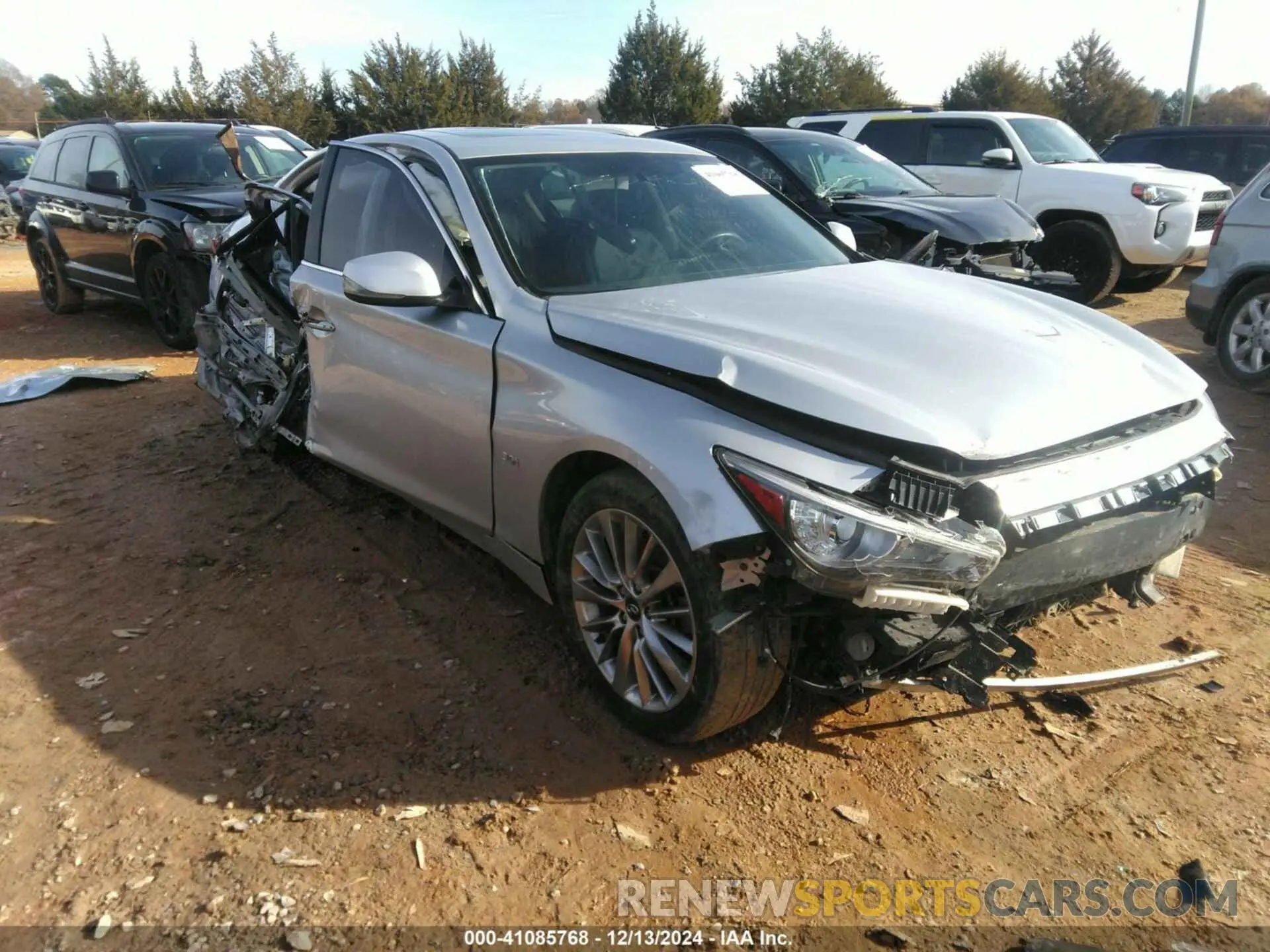 1 fotografías del automóvil dañado JN1EV7AR1KM559410 INFINITI Q50 2019