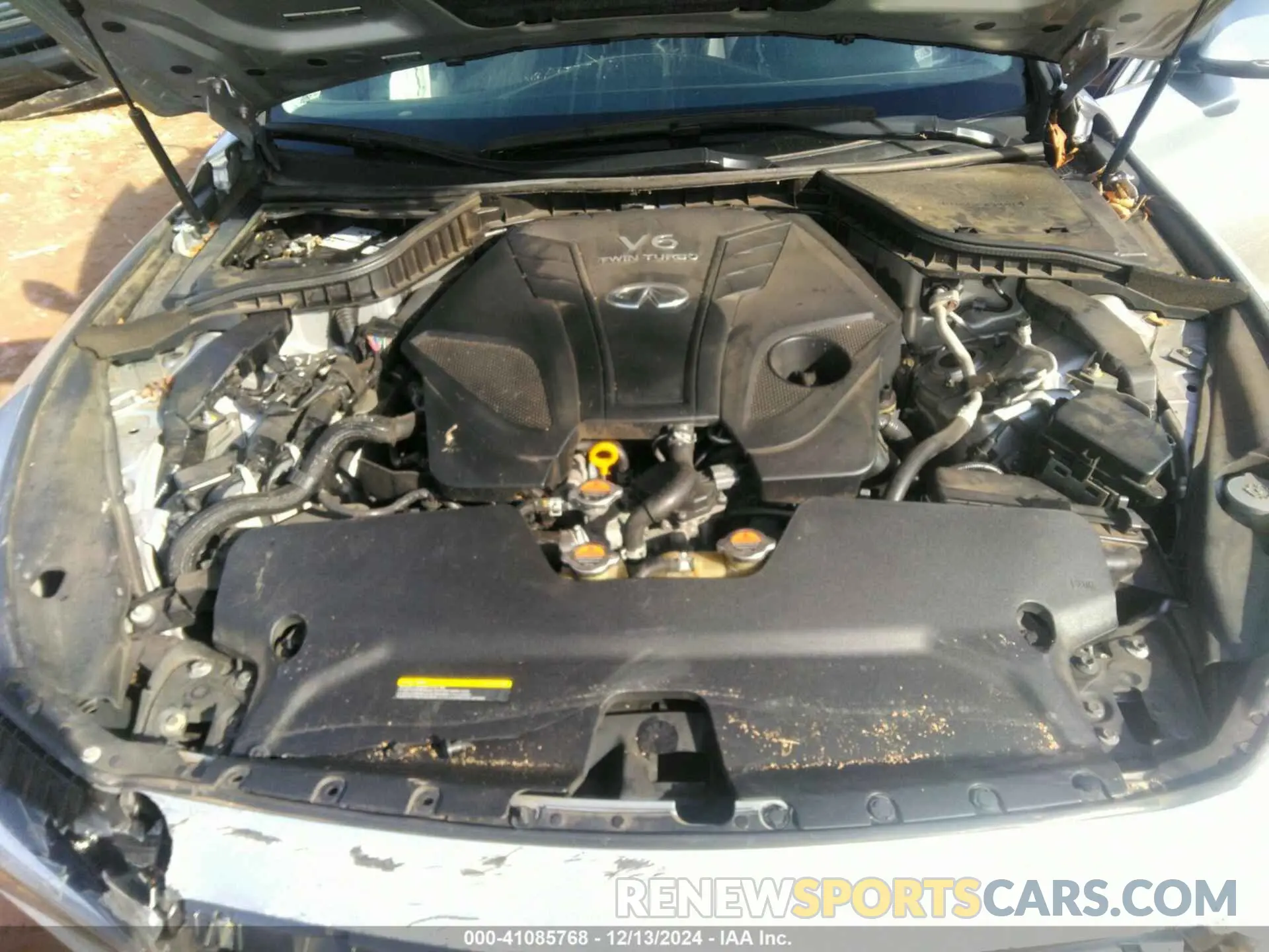 10 fotografías del automóvil dañado JN1EV7AR1KM559410 INFINITI Q50 2019