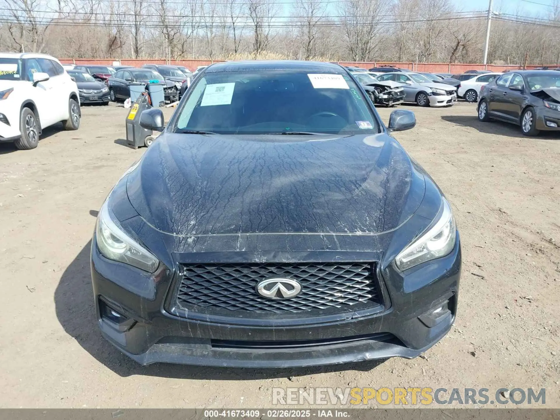 12 fotografías del automóvil dañado JN1EV7AR3KM554628 INFINITI Q50 2019