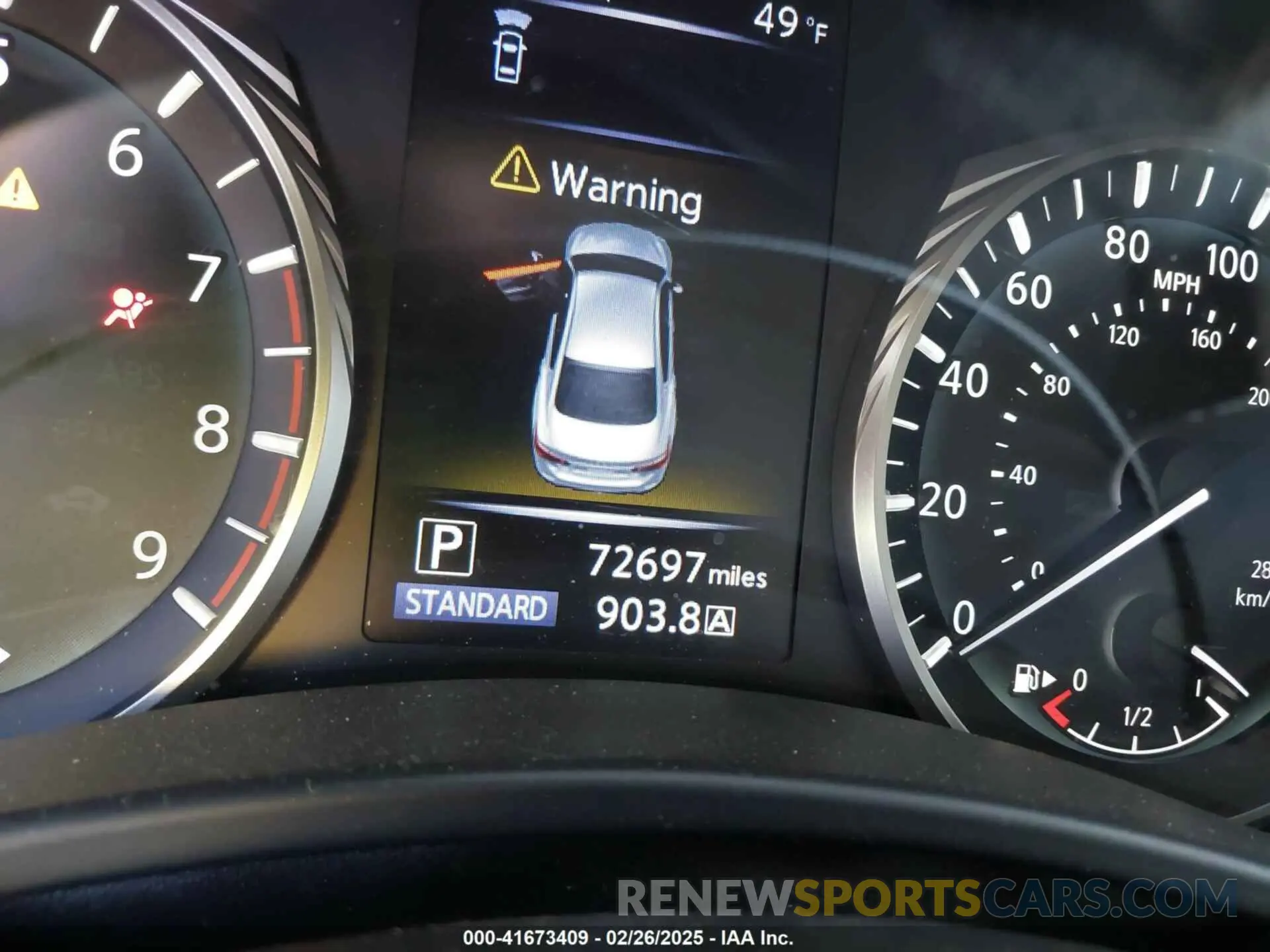 15 fotografías del automóvil dañado JN1EV7AR3KM554628 INFINITI Q50 2019