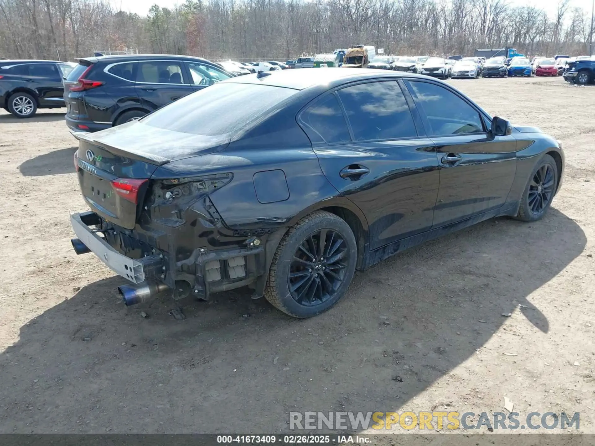 4 fotografías del automóvil dañado JN1EV7AR3KM554628 INFINITI Q50 2019