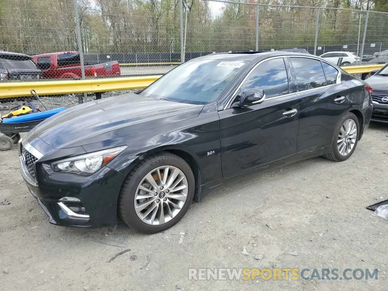 1 fotografías del automóvil dañado JN1EV7AR3KM556623 INFINITI Q50 2019