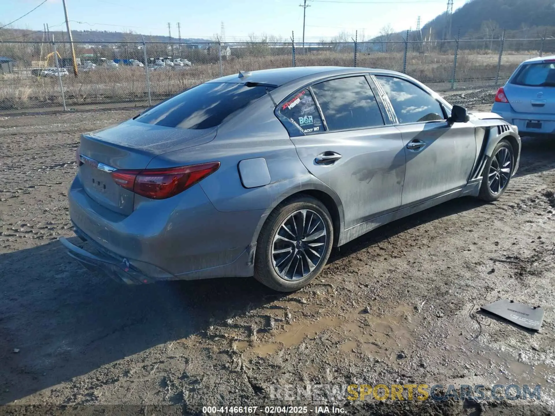4 fotografías del automóvil dañado JN1EV7AR3KM593011 INFINITI Q50 2019