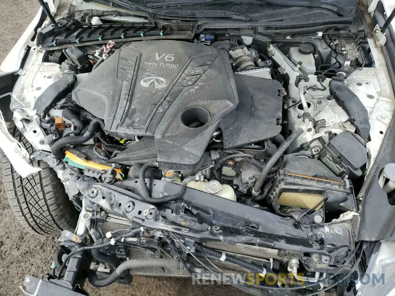11 fotografías del automóvil dañado JN1EV7AR4KM553777 INFINITI Q50 2019